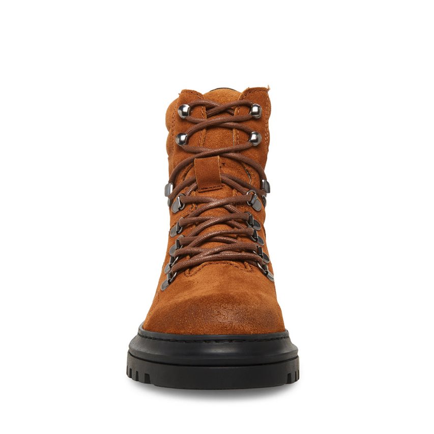 Brown Steve Madden Monty Suede Men's Ankle Boots | PH 2139IJQ